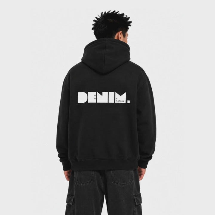 DNA in motion — DNA Signature Hoodie - Black turnaround