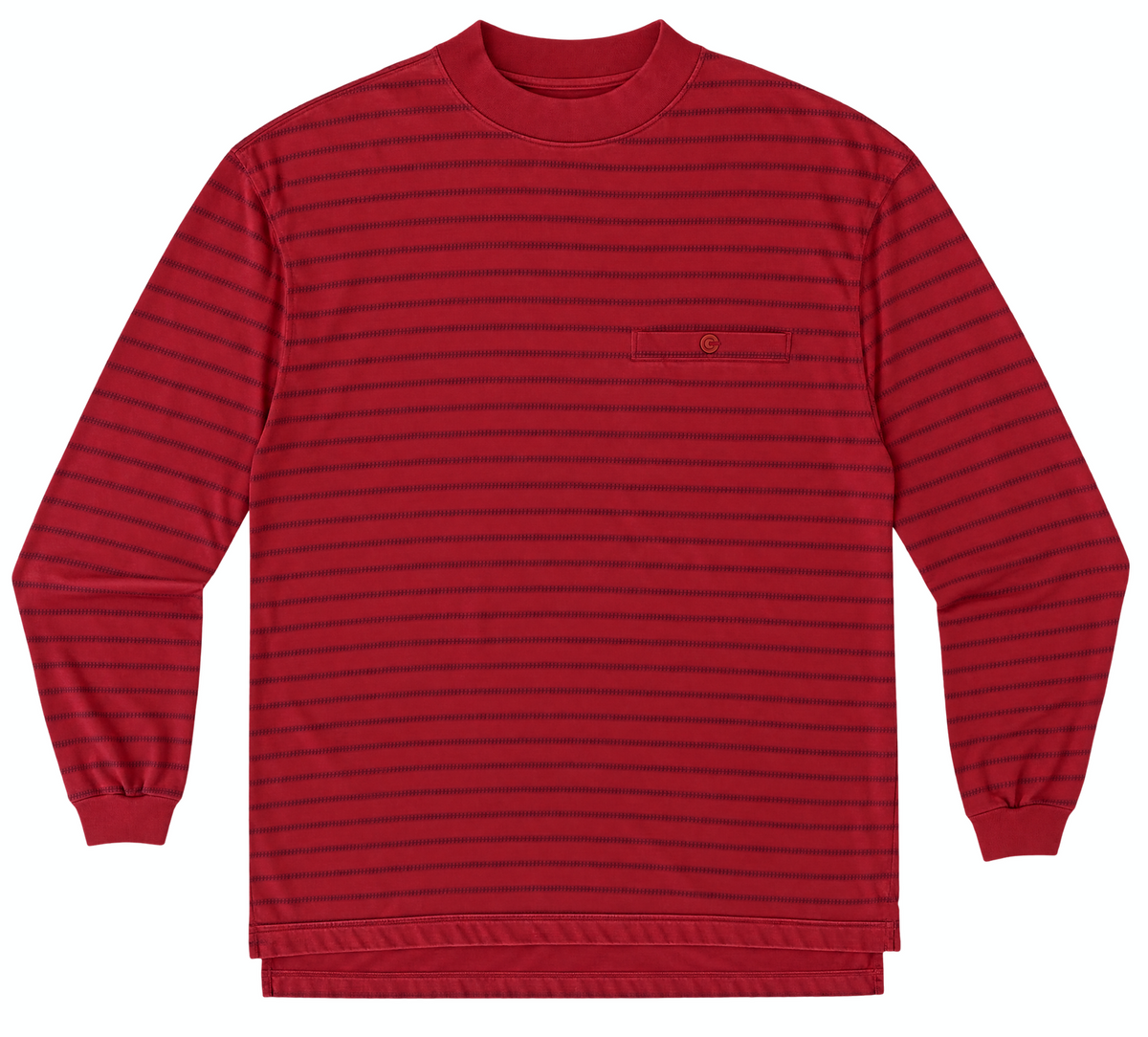 Red Printed Generra Long Sleeve T-Shirt