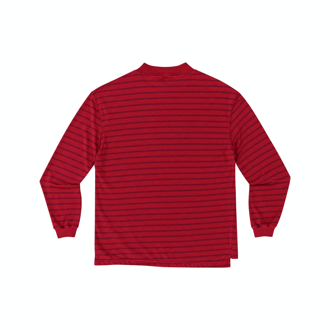 Red Printed Generra Long Sleeve T-Shirt