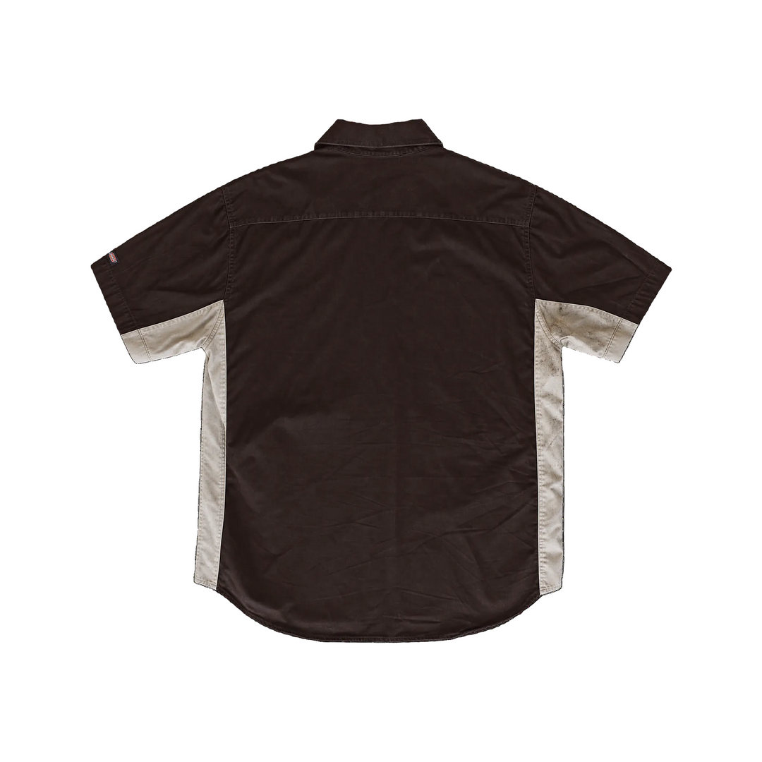 Dickies Two-Tone Brown Mechanic Shirt