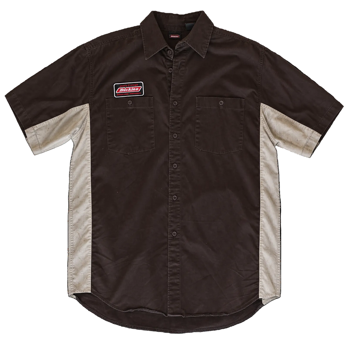 Dickies Two-Tone Brown Mechanic Shirt