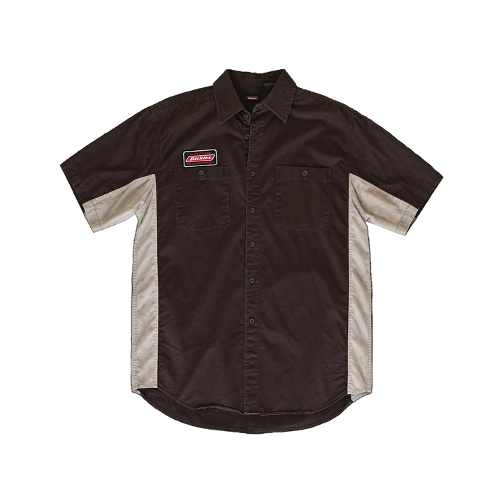 Dickies Two-Tone Brown Mechanic Shirt