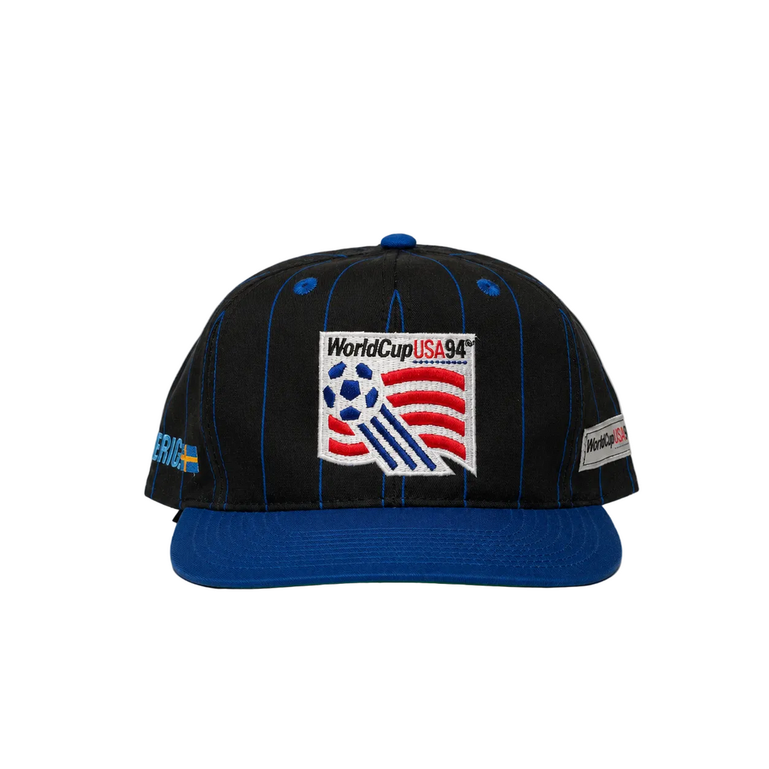 Vintage World Cup USA 1994 Sweden Pinstripes Twins Enterprise Snapback Hat