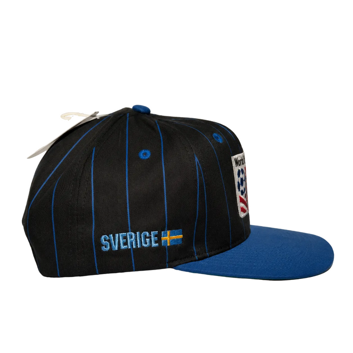 Vintage World Cup USA 1994 Sweden Pinstripes Twins Enterprise Snapback Hat