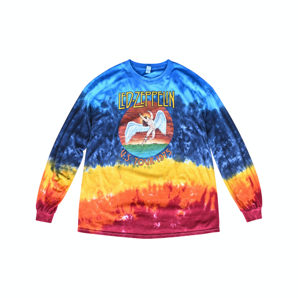 Led Zeppelin Tie-Dye Long Sleeve Shirt
