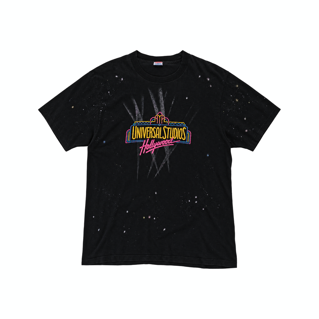Vintage Universal Studios Splatterpaint Black Graphic T-Shirt