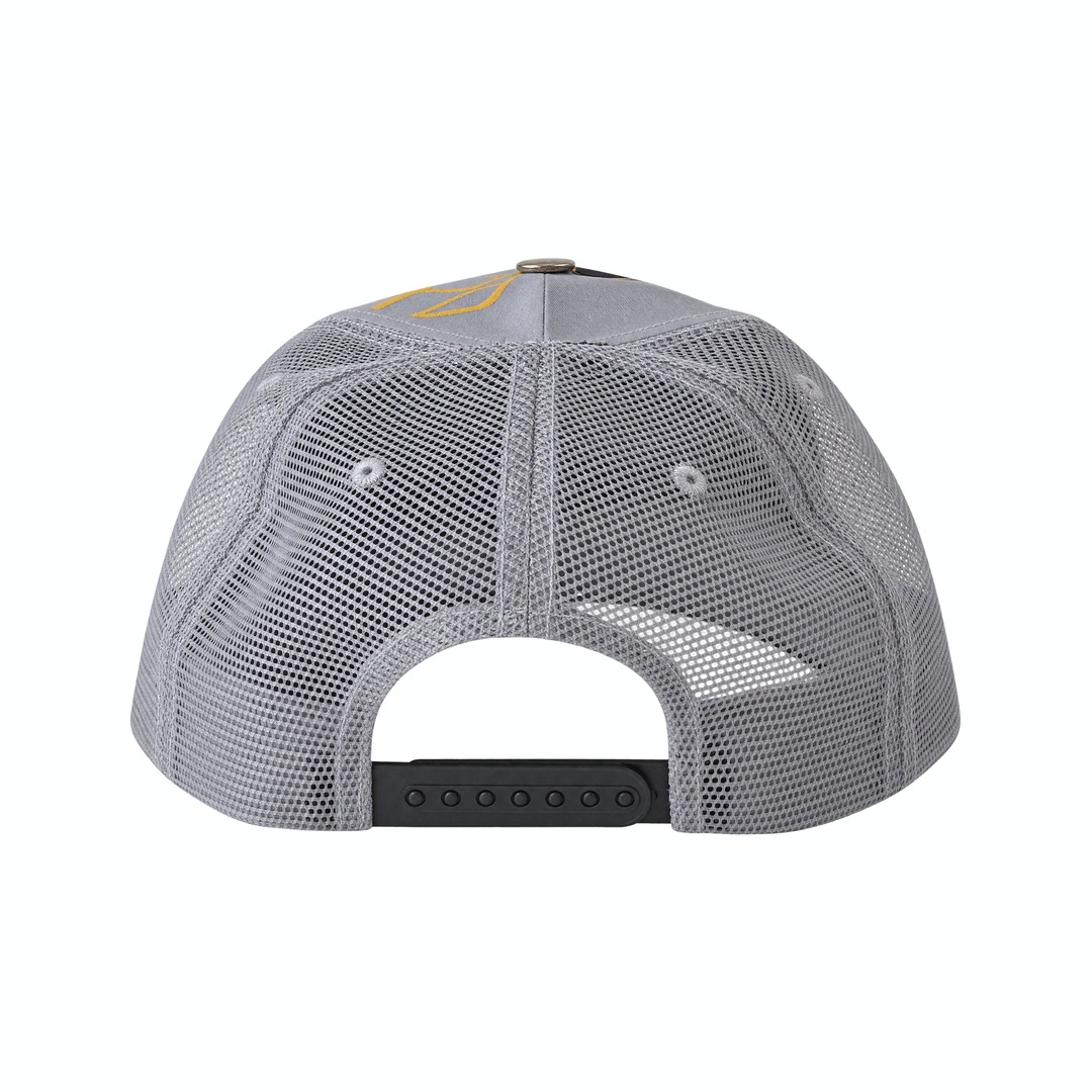 Vintage Cliff Raven Grey Japanese Tattoo Snapback Trucker Cap