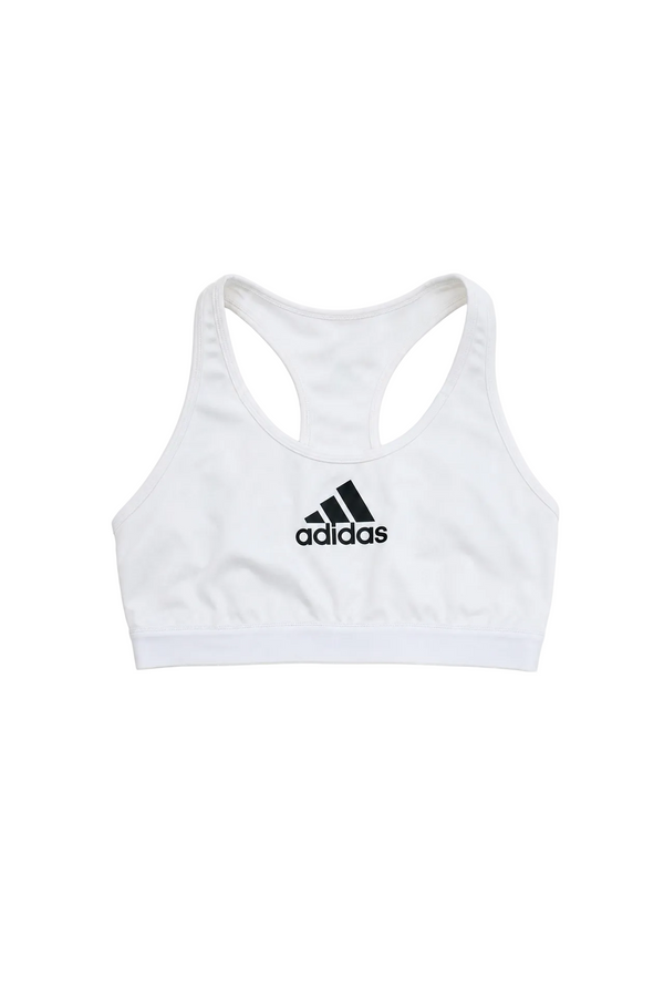 Adidas White Sports Bra