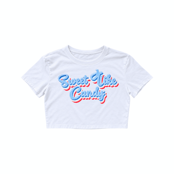 Cropped 'Sweet Like Candy' Baby Tee