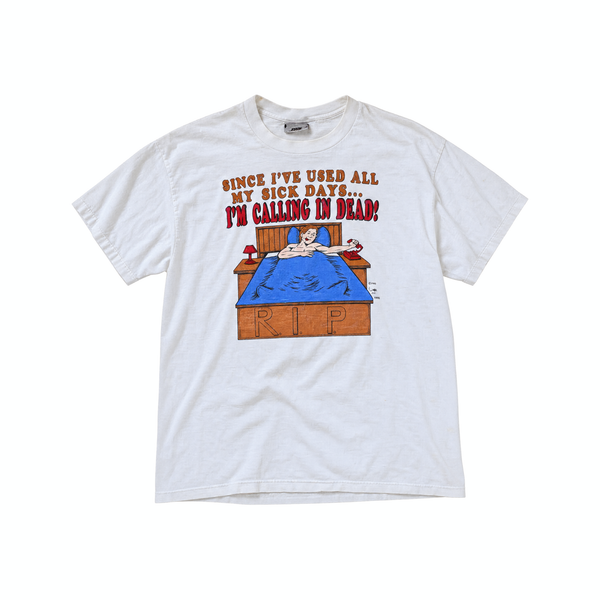 90s Lee “Calling In Dead” Humor Graphic Tee