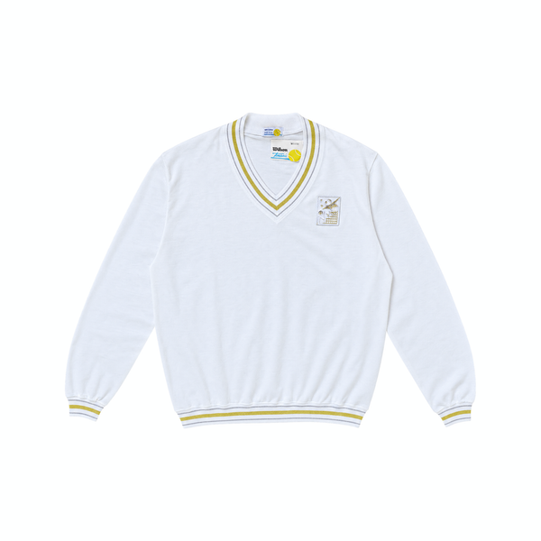 Vintage Wilson White & Yellow Tennis Crewneck