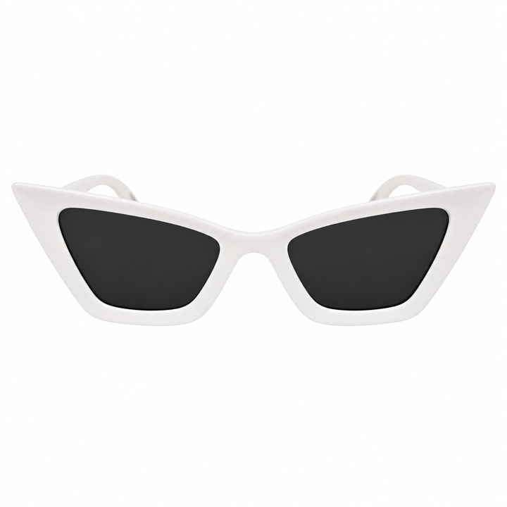 White Cat Eye Sunglasses