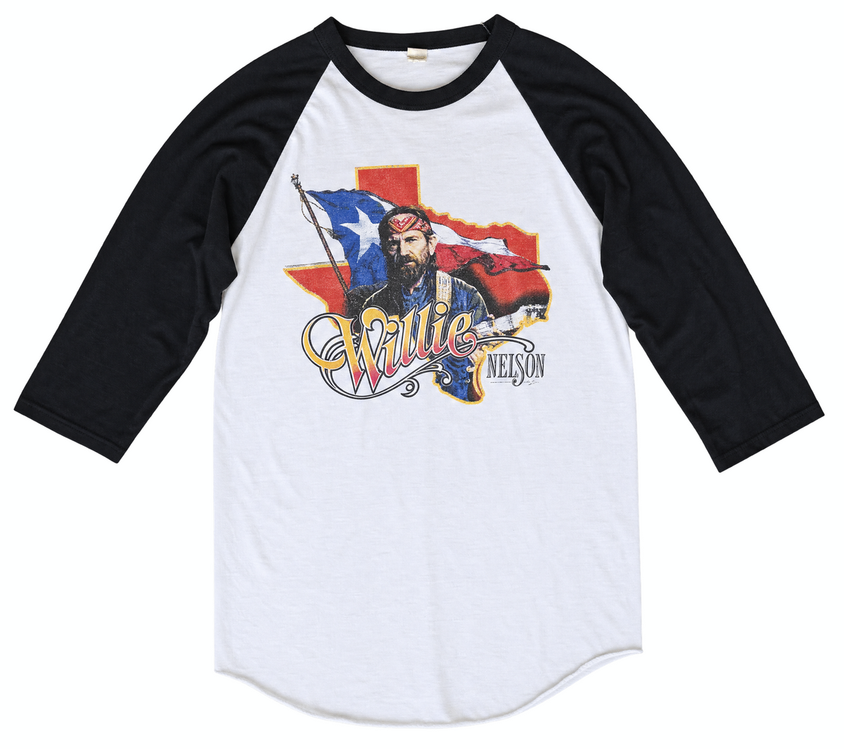 Willie Nelson Black and White Vintage Tee