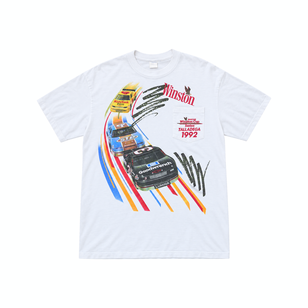Vintage Nascar Winston Cup Talladega '92 Pocket Tee